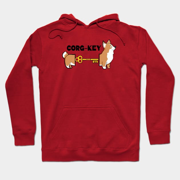 Corg-Key Hoodie by Art by Nabes